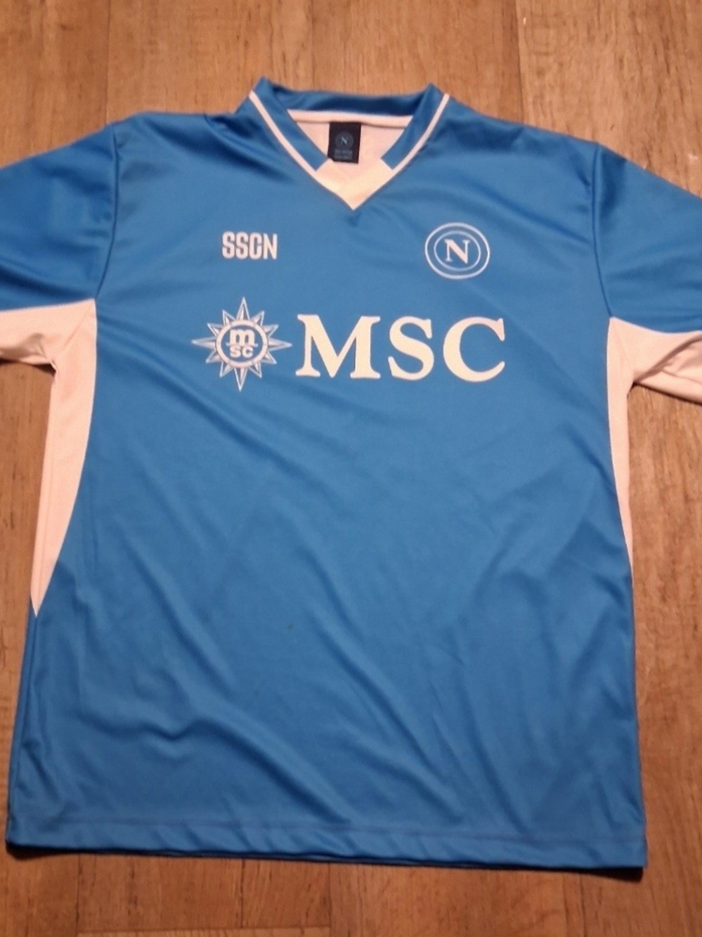 Napoli SSC 2024/25 Blue Home Jersey - EA7 x MSC Men's medium